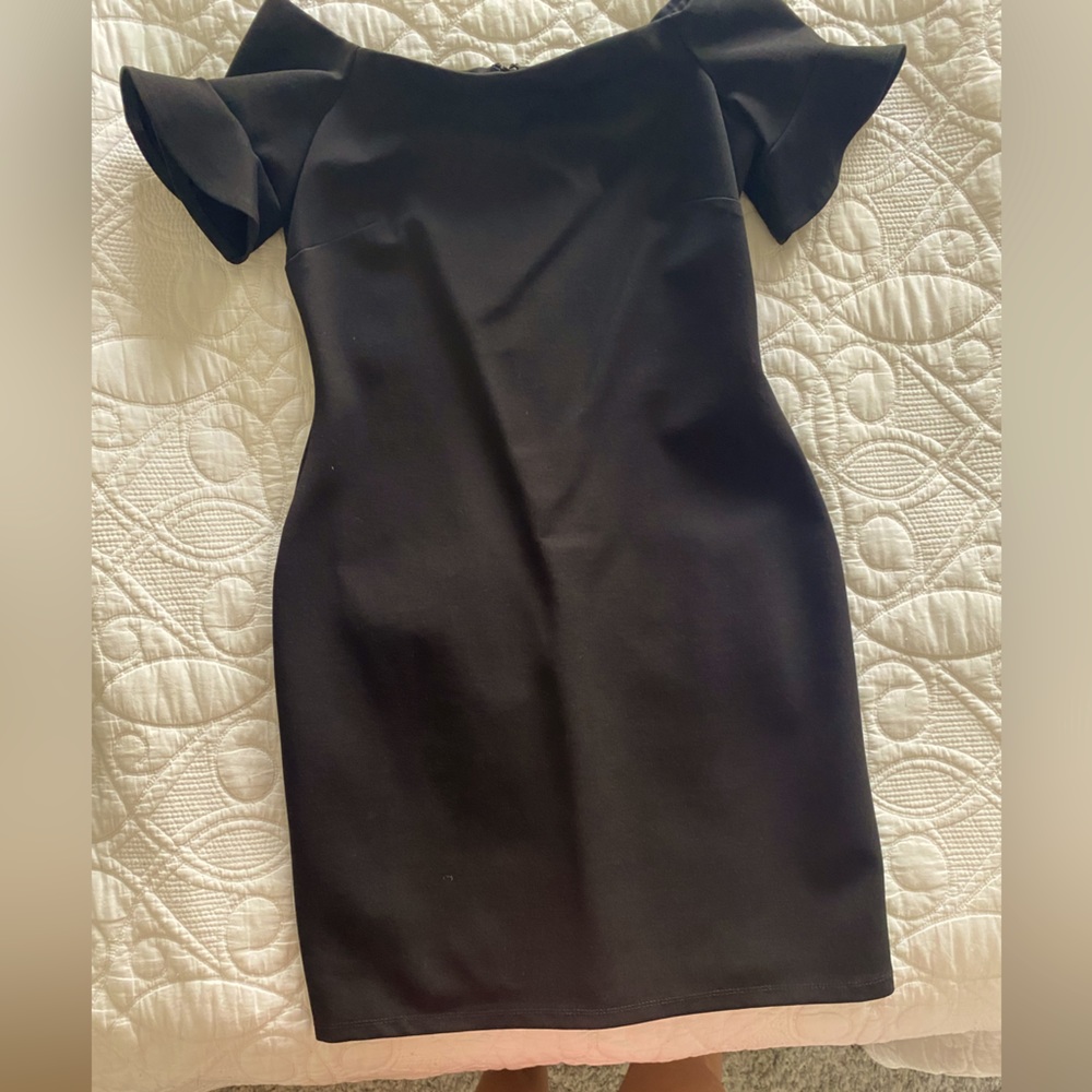 Gianni Bini Black Cocktail Dress, Size L